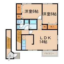 トパーズの物件間取画像